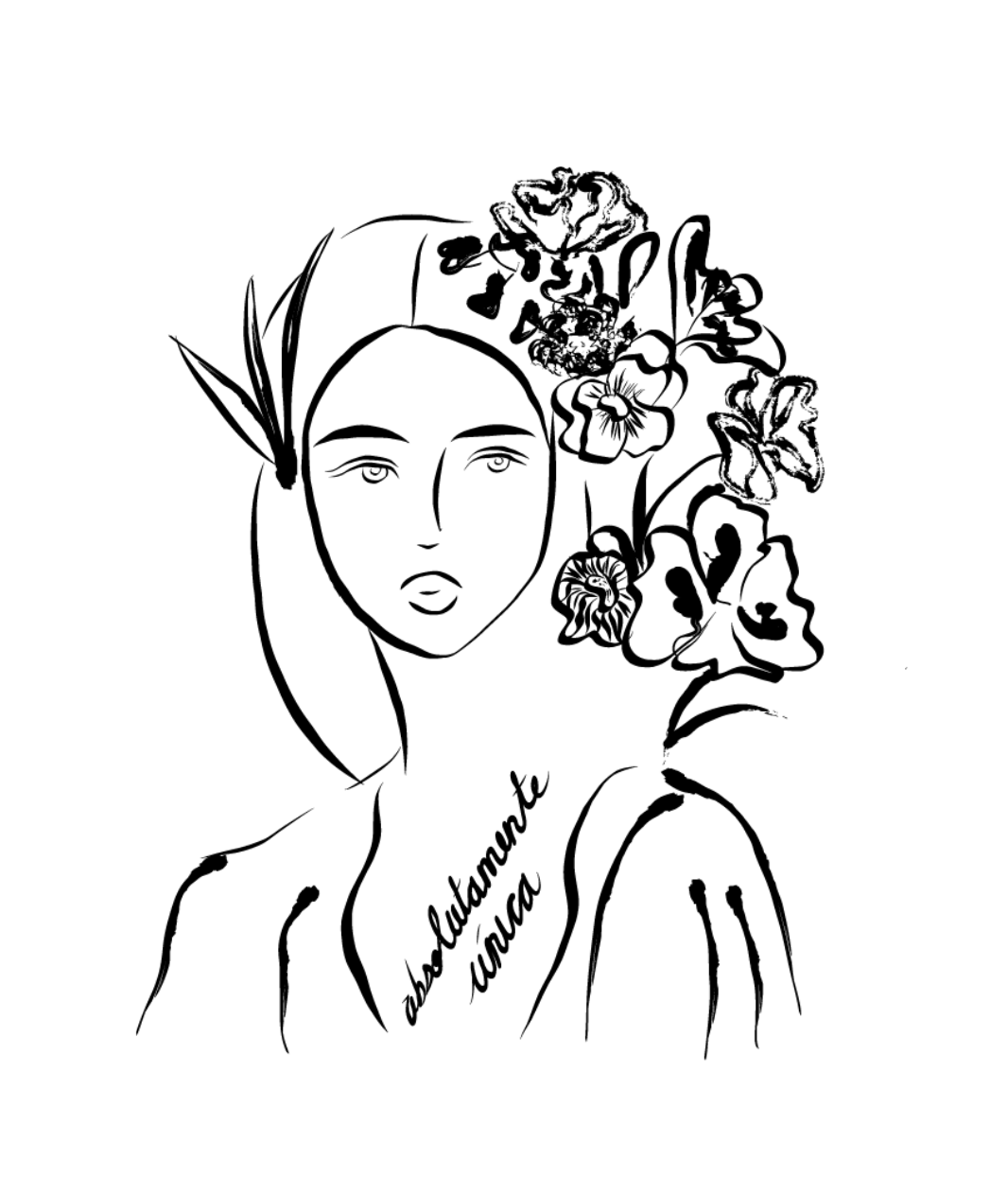 Sweat Unica Bleu, Coton Bio - Leonor Roversi