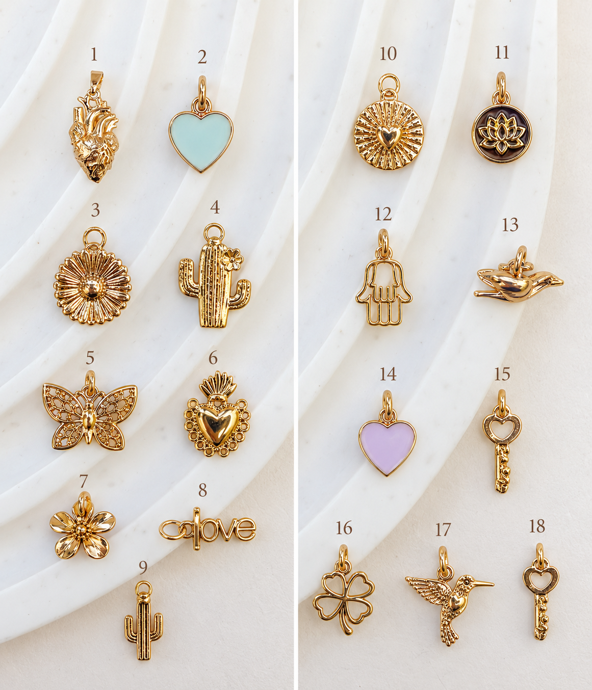 Bracelet charms personnalisable plaqué or