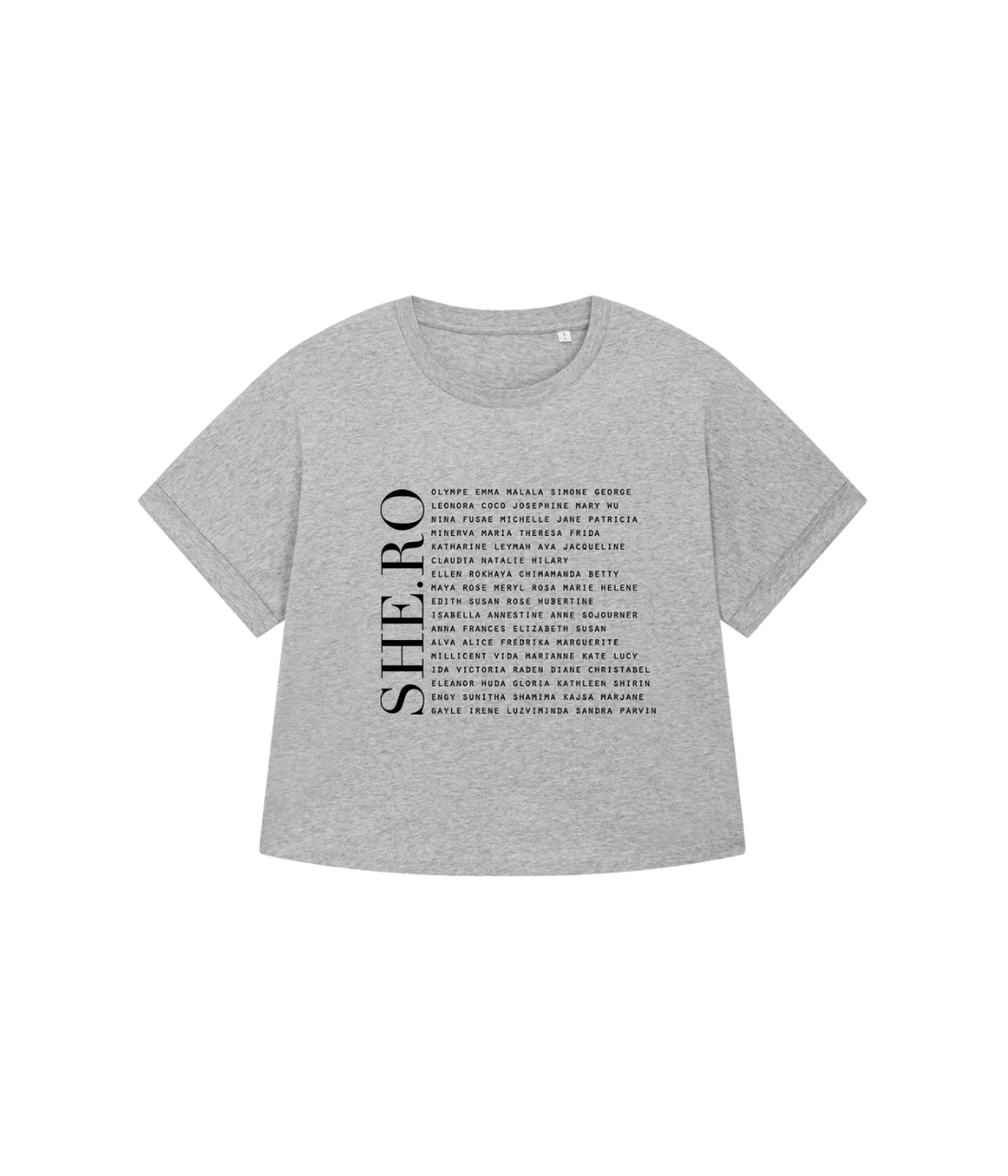 T-shirt Shero gris, Coton Bio - Leonor Roversi