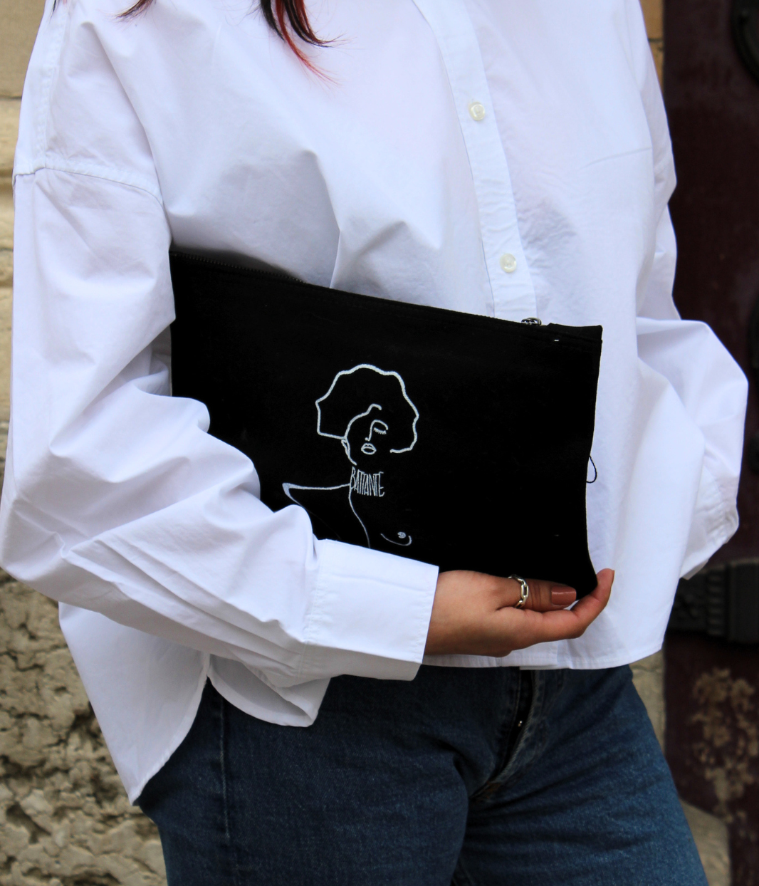 Moyenne Pochette Klimt, Coton Bio - Leonor Roversi