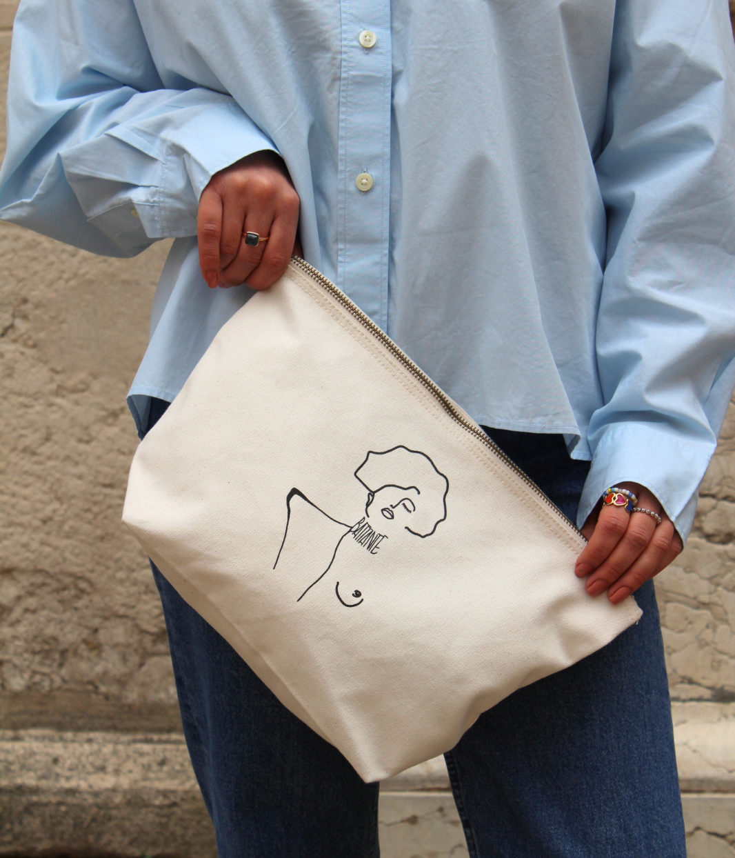 Grande Pochette Klimt, Coton Bio - Leonor Roversi