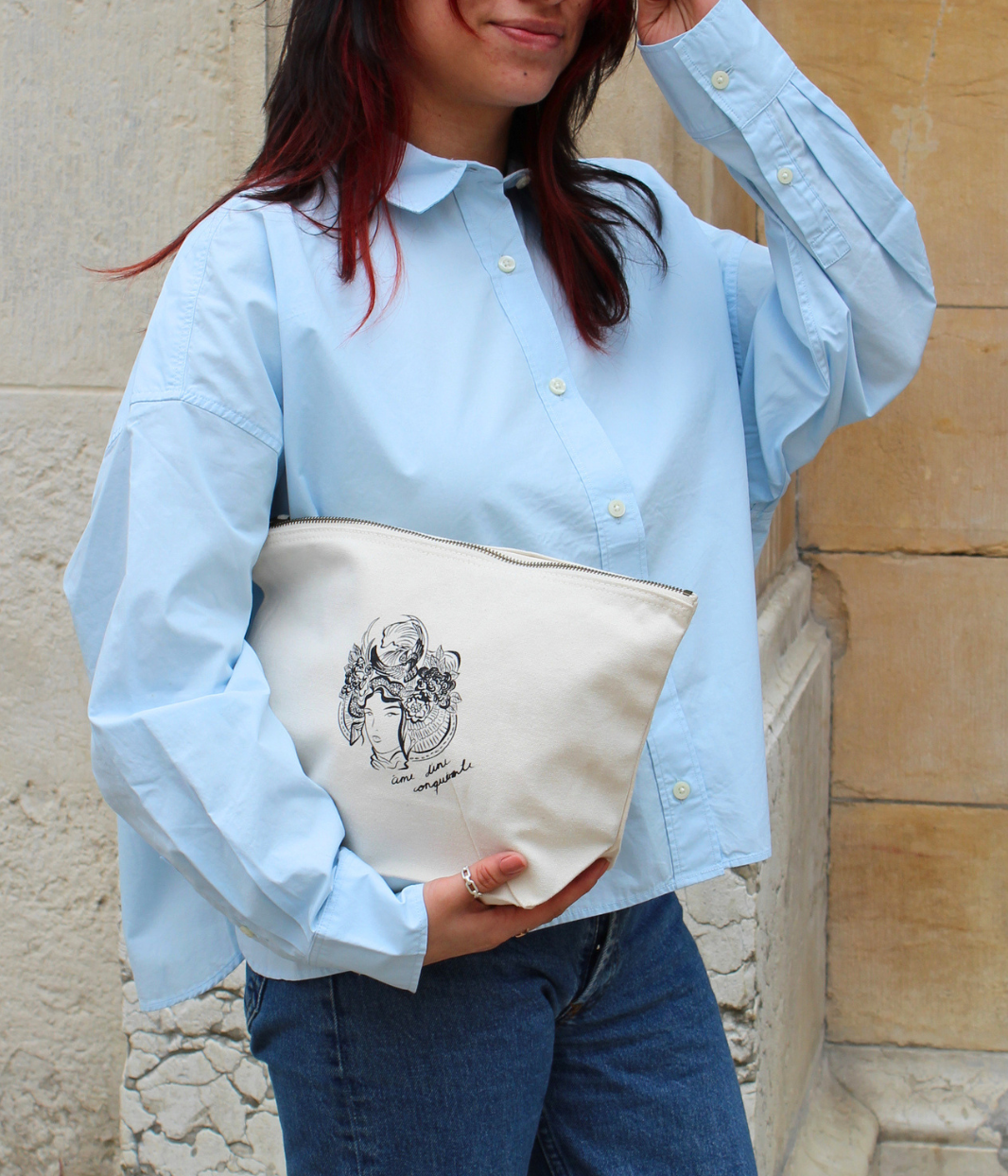 Grande Pochette Gozen, Coton Bio - Leonor Roversi