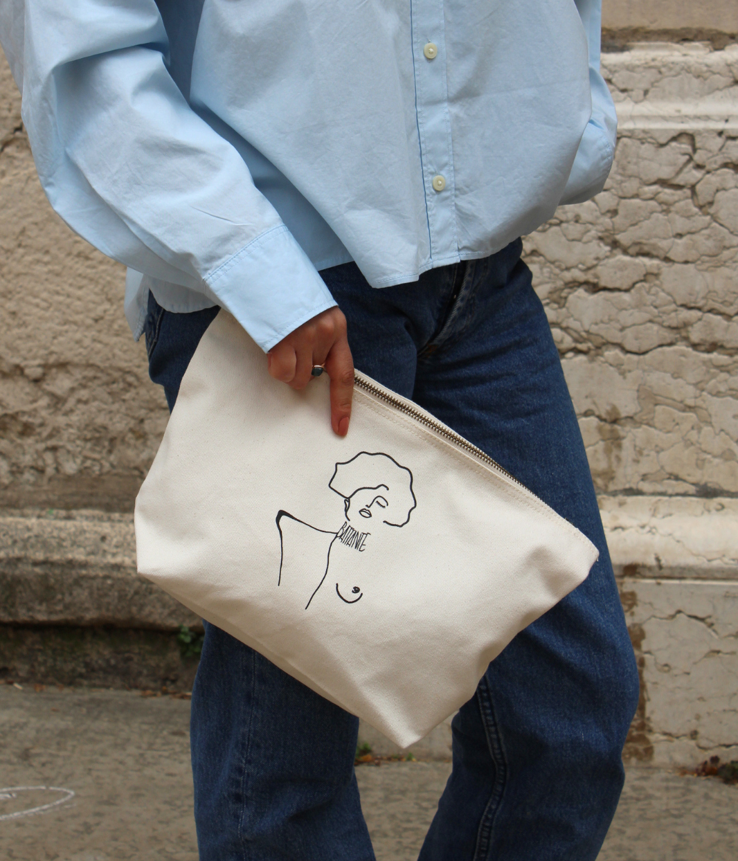 Grande Pochette Klimt, Coton Bio - Leonor Roversi