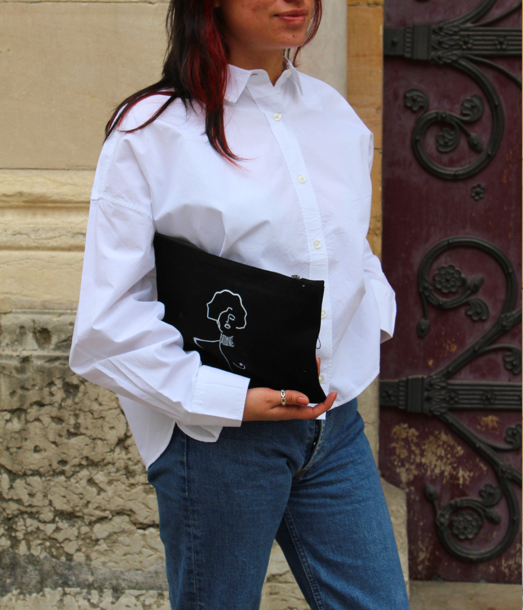 Moyenne Pochette Klimt, Coton Bio - Leonor Roversi