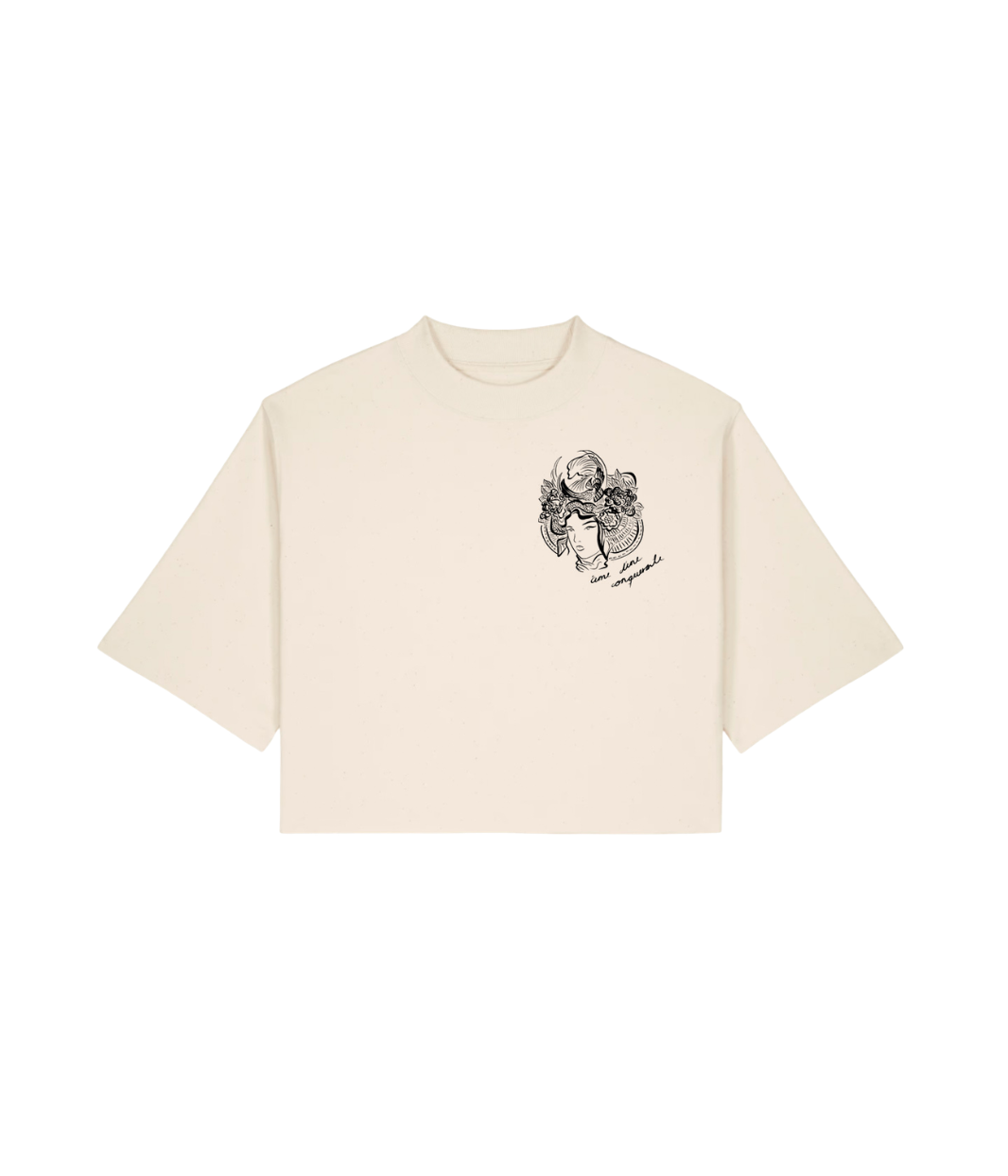 T-shirt Gozen écru, Coton Bio - Leonor Roversi