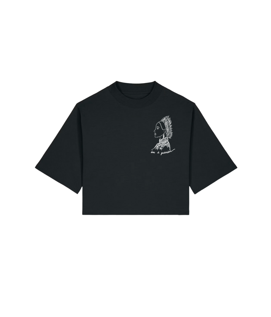 T-shirt Benten Noir, Coton Bio - Leonor Roversi
