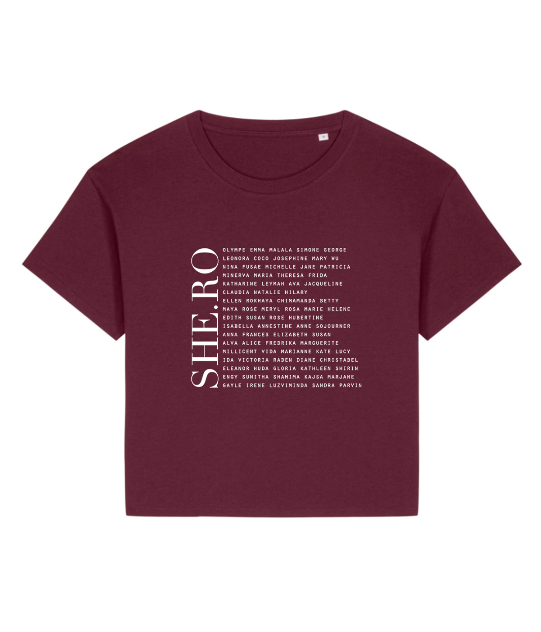 T-shirt Shero Prune, Coton Bio - Leonor Roversi