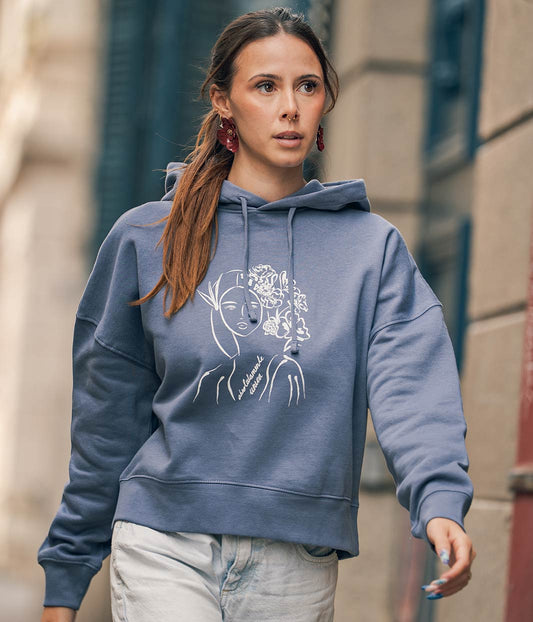 Hoodie Unica Gris, Coton Bio