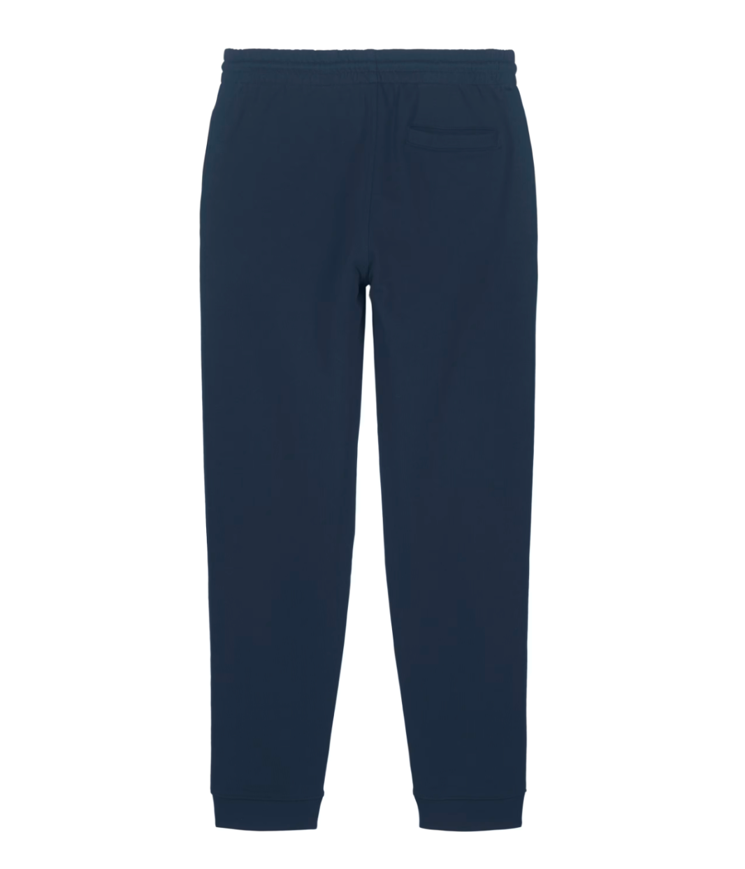 Jogging femme self love bleu en coton bio Leonor Roverssi, imprimé blanc « be your own definition of beauty » sur le côté. Pantalon éthique et confortable, conçu et imprimé à Lyon, incarnant l’affirmation de soi et la beauté libre.

