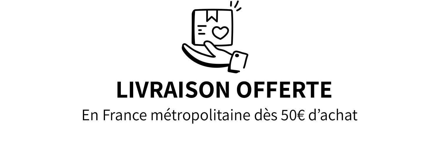 Logo d'une main tenant un colis pour le site internet de la marque lyonnaise et éthique Leonor Roversi.