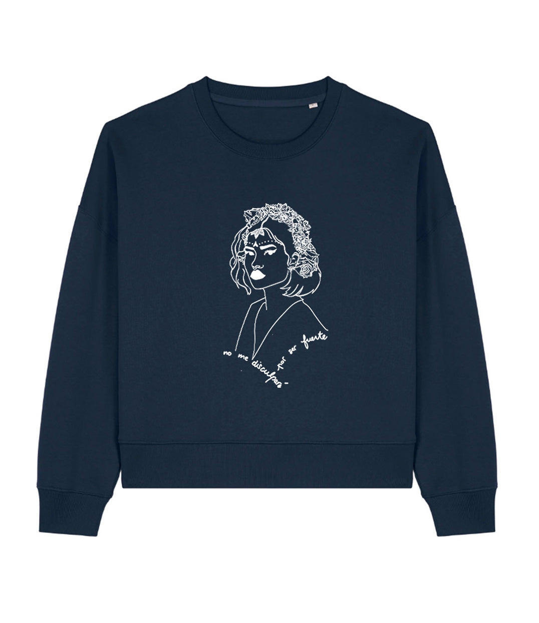 Sweat Lupita Bleu Marine, Coton Bio - Leonor Roversi