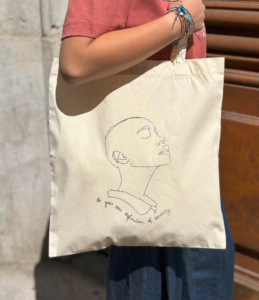 Tote Bag Sekhmet, Coton Bio - Leonor Roversi