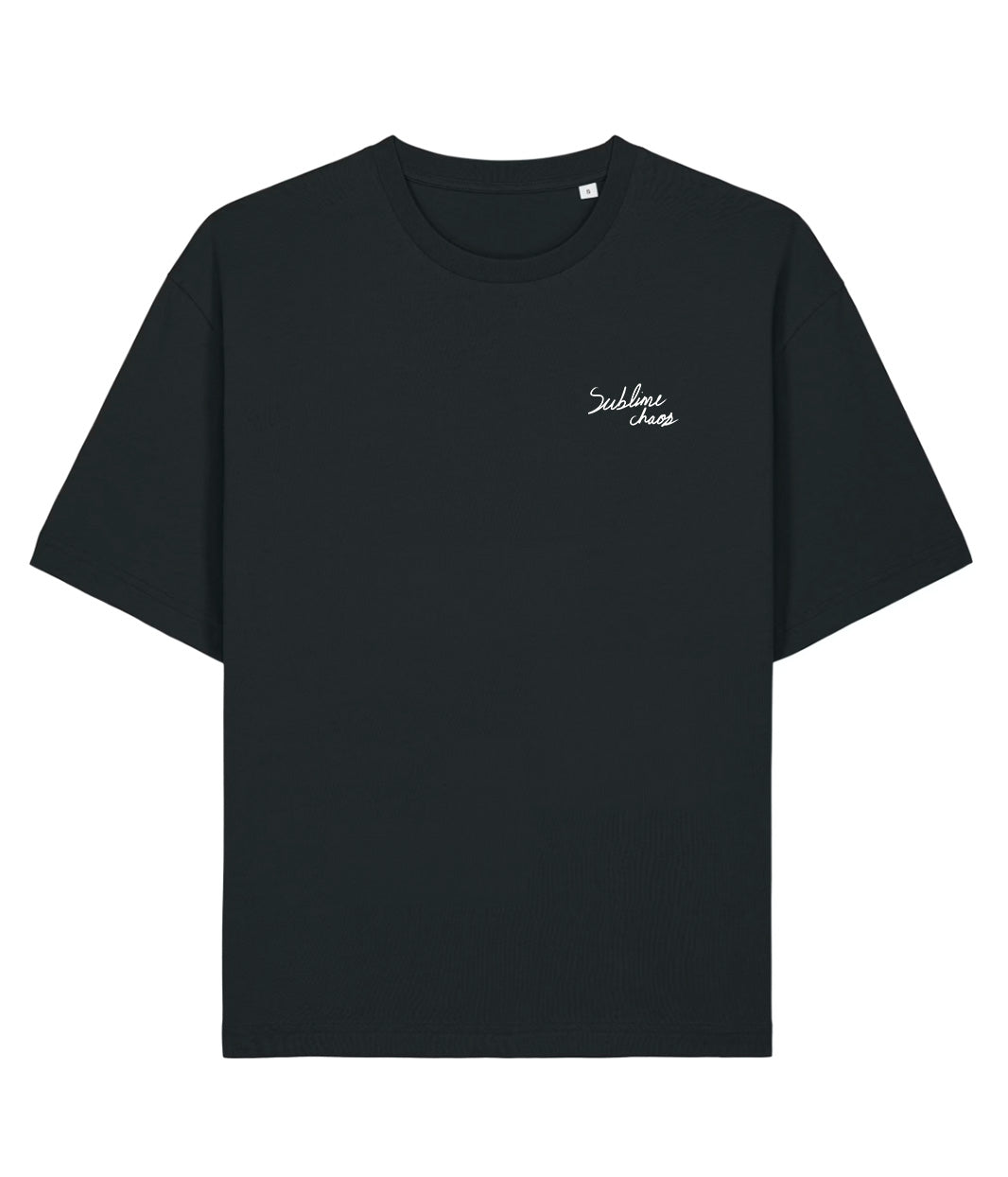 T-shirt Leonor X Sacha Noir, Coton Bio - Leonor Roversi