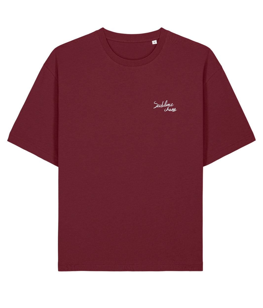 T-shirt Leonor X Sacha Bordeaux, Coton Bio - Leonor Roversi