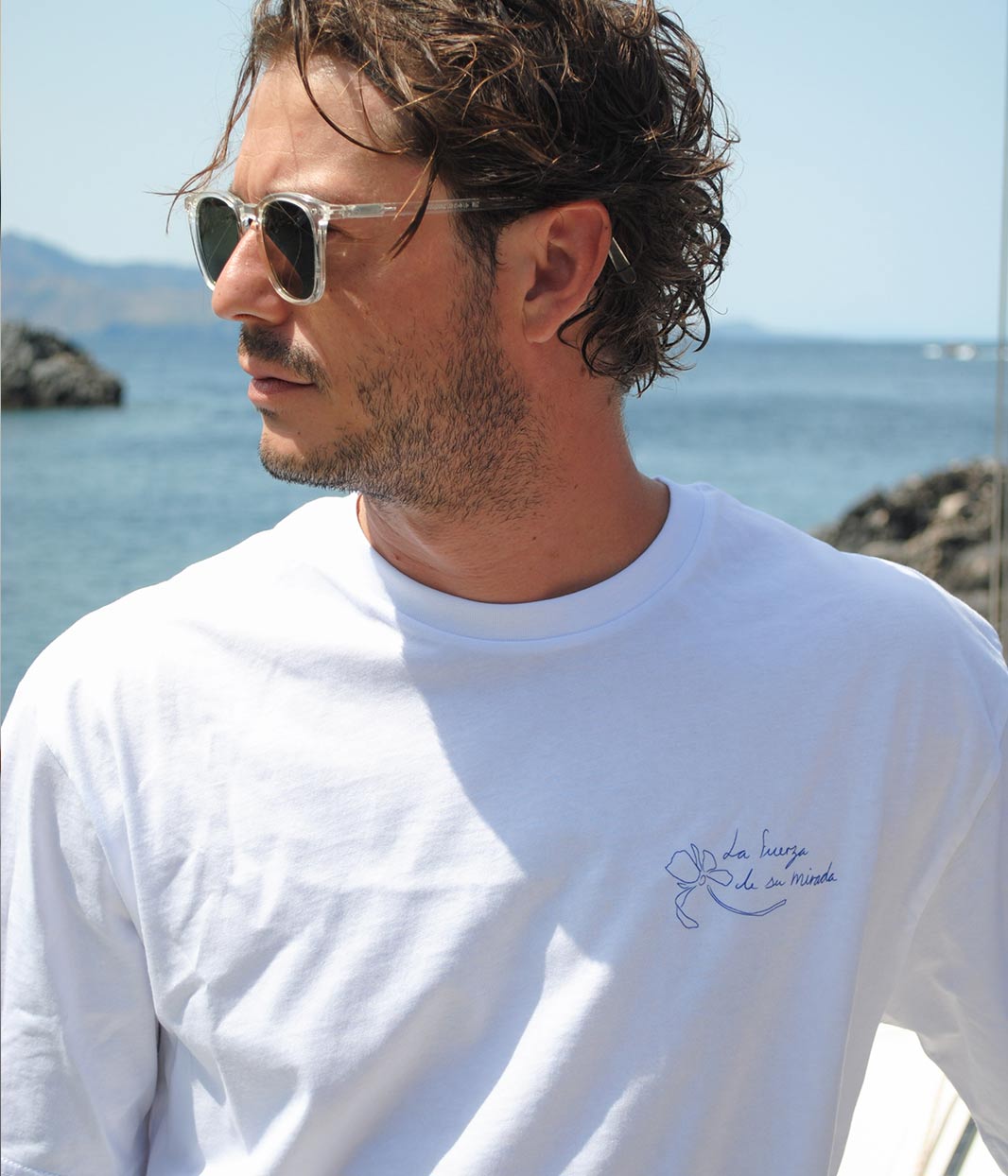 T-shirt Tara unisexe blanc, Coton Bio