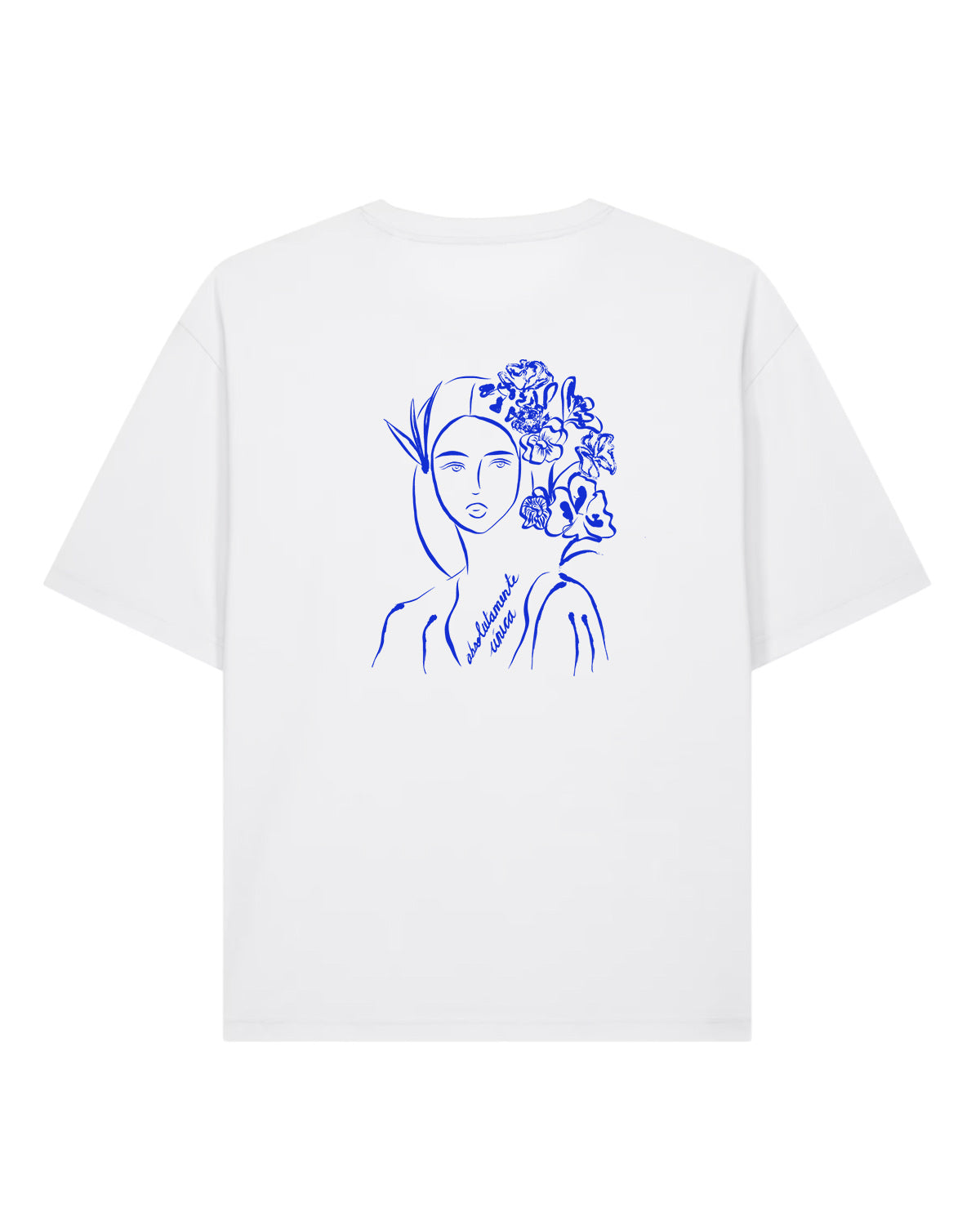 T-shirt Unica unisexe blanc, Coton Bio