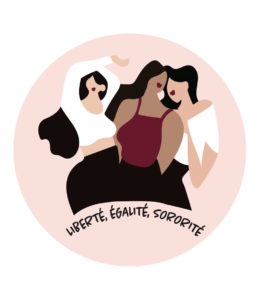 Illustration Leonor Roversi, qui montre une marque engagé pour la sorité, l'entraide entre femmes