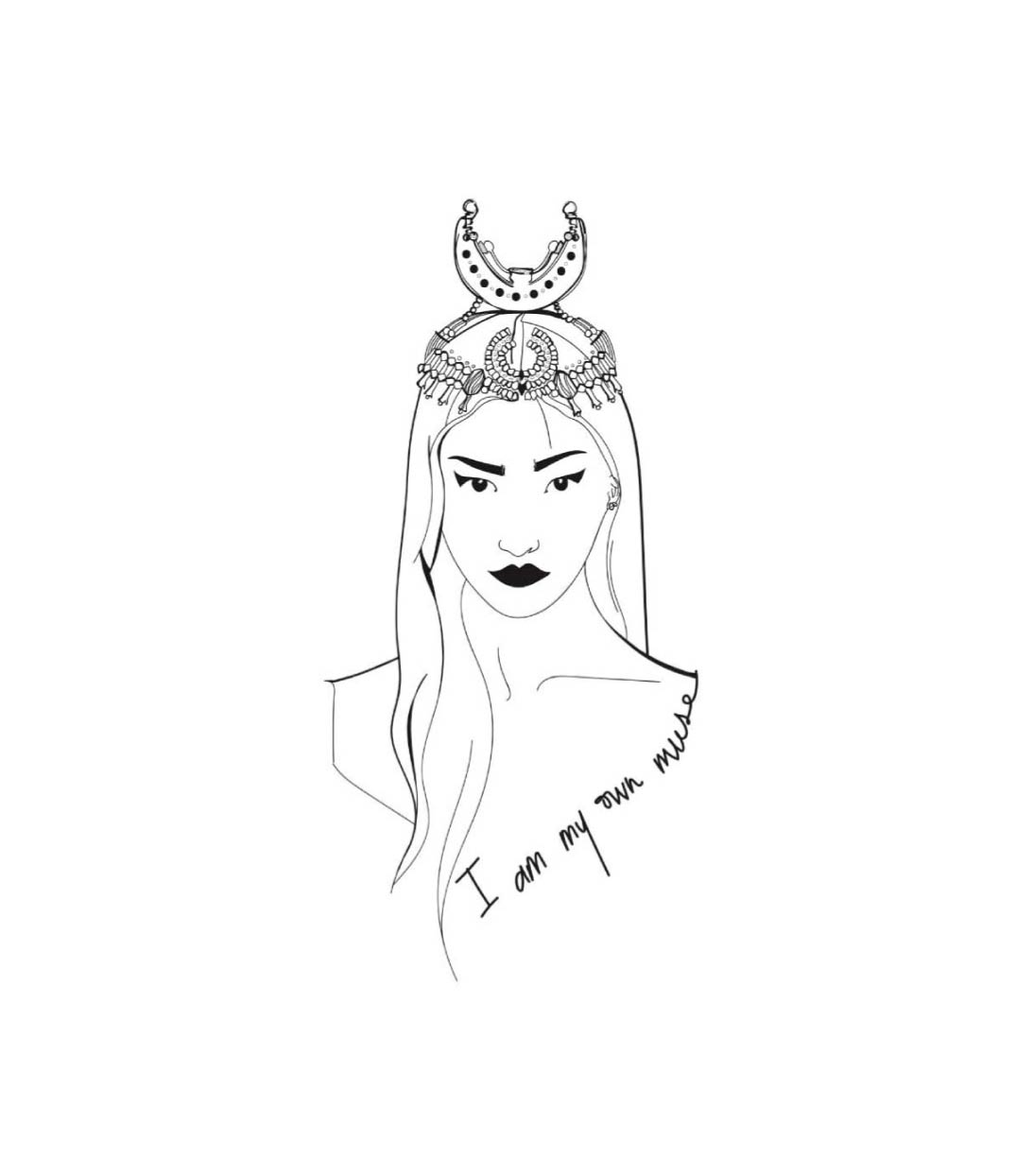 illustration de la reine coyoqui