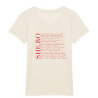T-shirt naturel Shero crème Leonor Roversi