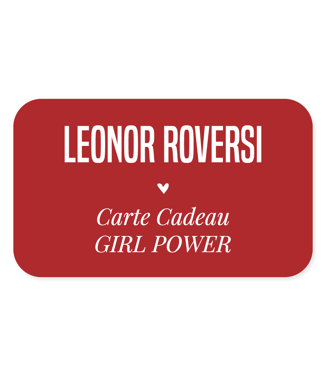 carte cadeau girlpower leonor roversi