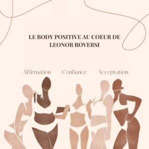 illustration l'article avec plusieurs taille de femme, prônant le body positive, l'affirmation, l'acceptation et la confiance en soi.